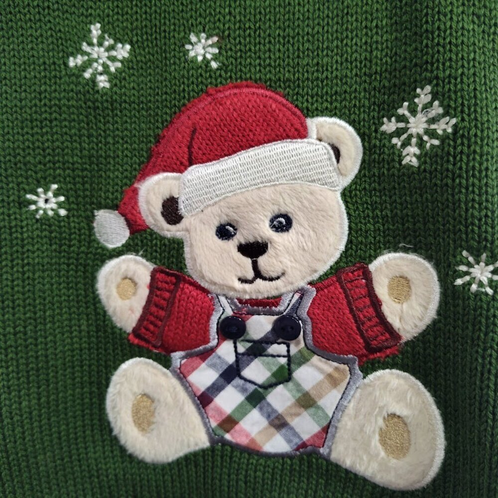 Greendog Y2K Christmas Sweater Vest Boy's 24 Months 100% Cotton NWT - Picture 2 of 10